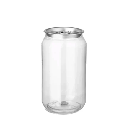 plastová plechovka 330ml číra s viečkom