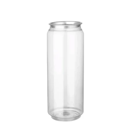 plastová plechovka 500ml číra s viečkom