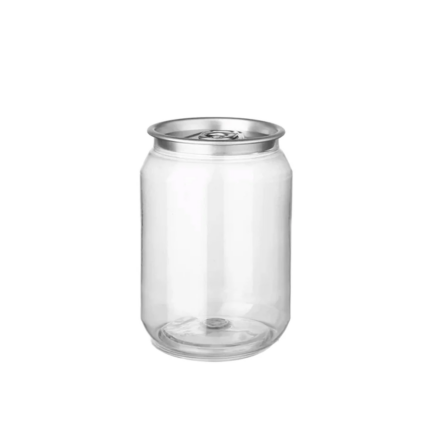 plastová plechovka 250ml číra priehľadná